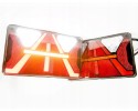 LED rear lamps LED semi trailer tow truck trailer with a STRADA triangle EAN GTIN 5905280380833