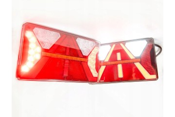 Juego Universal de 2 Luces Traseras LED para Camión, 7 Funciones, Izq
