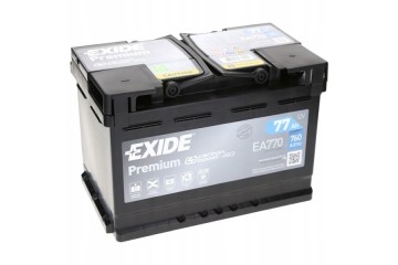 Battery Exide Premium 77Ah 760A EA770 right plus