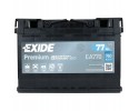 Battery Exide Premium 77Ah 760A EA770 right plus Catalog number of the part EA770