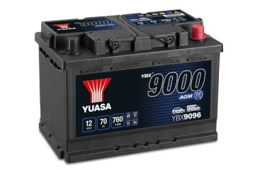 Battery YUASA 12V 70Ah 760A START STOP AGM Plus P YBX9096