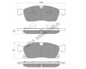 Shields Pads SEMI CERAMIC MIKODA GT GRAND CHEROKEE IV WK2 Front Catalog number of the part 2534