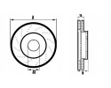 Discos de freno perforados y pastillas delanteras 297mm para MAZDA CX-