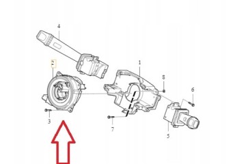 STEERING ANGLE SENSOR TAPE SAS SRS VOLVO ORIGINAL Catalog number of the original 31313083 31264468