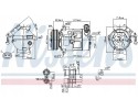 COMPRESSOR AIR CONDITIONING COMPRESSOR 89310 NISSENS Catalog number of substitutes ACAUTO AC 01SD113 ACAUTO AC 02SD01 ACAUTO AC 