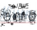 COMPRESSOR AIR CONDITIONING COMPRESSOR 890123 NISSENS Quality of parts according to GVO Q original with factory logo OEM OES