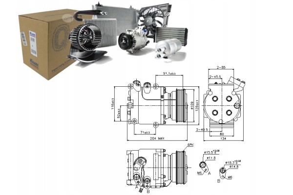 Nissens 89233 Compressor air conditioning EAN GTIN 5707286355804