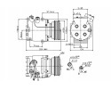 Compresor de aire acondicionado Nissens 89233