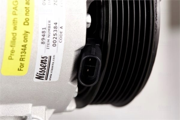 Air conditioning compressor NISSENS 89481 Product weight with unit packaging 11 kg