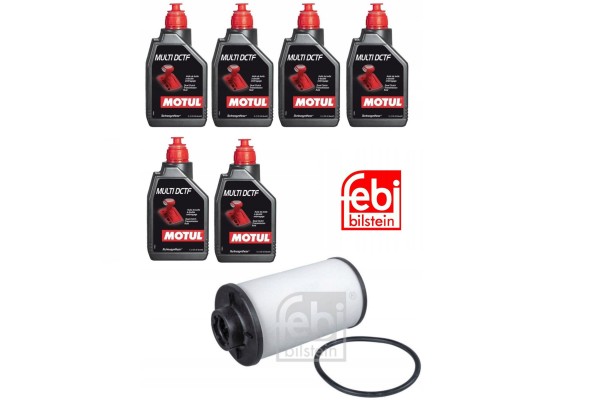 PREMIUM OIL CHANGE KIT DQ250 DSG6 MOTUL 6L FILTER