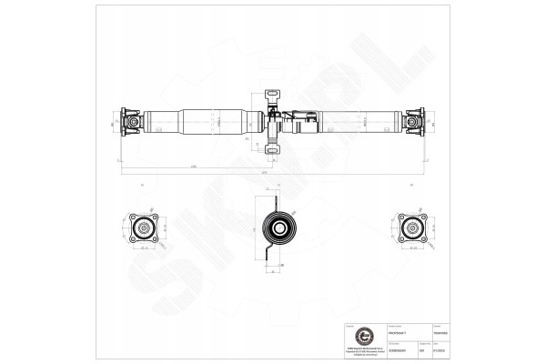 SKV Driveshaft DACIA Duster 320003602R