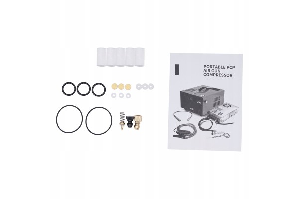 Compresor de Aire 30 MPa 4500 PSI con Convertidor de Voltaje para PCP