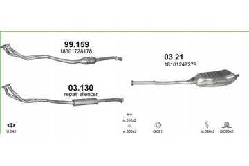 Final silencer BMW E36 capacity 1 8 EAN GTIN 5904157301889