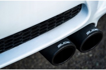 Double Silencer Tip 101mm Input 76mm SLIDE Car type passenger cars