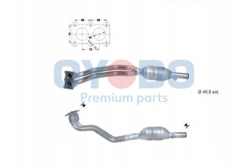CATALYTIC CONVERTER AUDI SKODA VW CATALYTIC CONVERTER AUDI SKODA OYODO