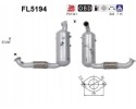PARTICULATE FILTER FAP DPF FL5194 AS FORD C MAX Packaging status original