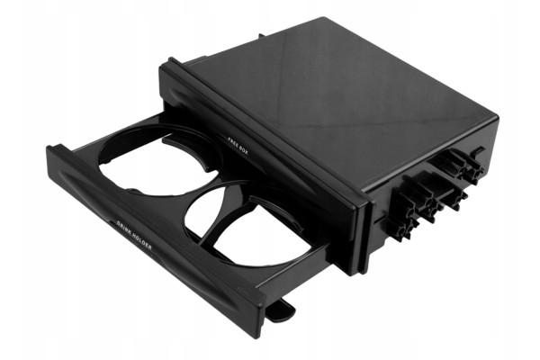 CAR HOLDER CUP RADIO POCKET 1 DIN Product weight with unit packaging 0 2 kg