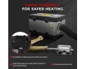 Calefactor estacionario Sunster 8kW 12/24V/230V con Bluetooth y ventil
