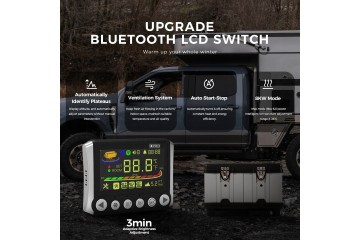 Calefactor estacionario Sunster 8kW 12/24V/230V con Bluetooth y ventil