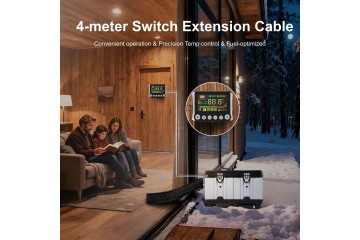 Calefactor estacionario Sunster 8kW 12/24V/230V con Bluetooth y ventil