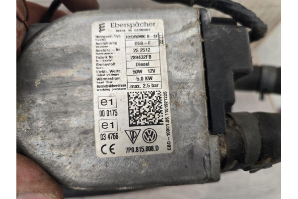 Webasto Hydronic II SF 7P0815008D Diesel Porsche Cayenne VW TOUAREG II Part manufacturer Volkswagen OE