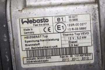 Seta Alhambra Webasto 7N0815065M Catalog number of the part 7N0815065M