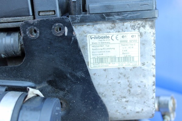 Webasto parking heater OE Bentley Continental GT 3W0815005D 2004r Packaging status replacement
