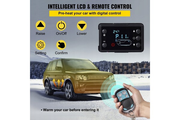 PARKING HEATER DIESEL 12V 5KW LCD DISPLAY AND REMOTE CONTROL Part manufacturer Diesel