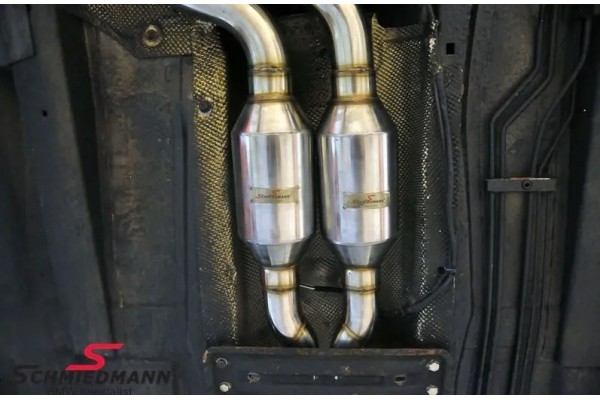 SCHMIEDMANN BMW E46 M54 M52 Sports exhaust system CATALYSTS EURO 4 DE Quality of parts according to GVO O original with manufact