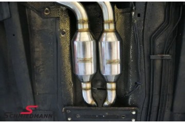 SCHMIEDMANN BMW E46 M54 M52 Sports exhaust system CATALYSTS EURO 4 DE Quality of parts according to GVO O original with manufact
