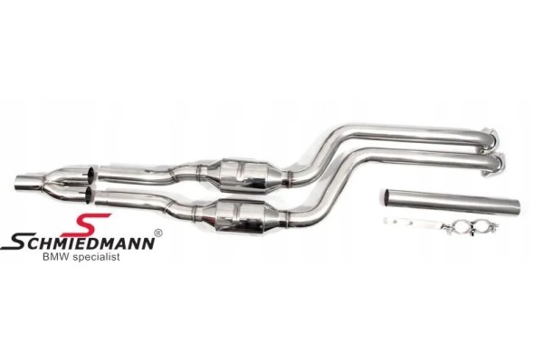 SCHMIEDMANN BMW E46 M54 M52 Sports exhaust system CATALYSTS EURO 4 DE Version European