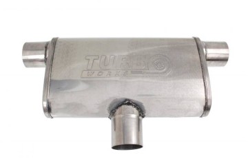 Middle Rear Silencer 63 5mm TurboWorks LT 304SS 355mm TUNING SPORT