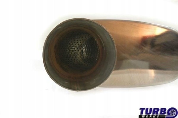 Middle Rear Silencer 63 5mm TurboWorks LT 304SS 355mm TUNING SPORT Product weight 4 82 kg
