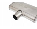 Silenciador Trasero Central 63,5mm (2.5 pulgadas) Turboworks 304SS 355