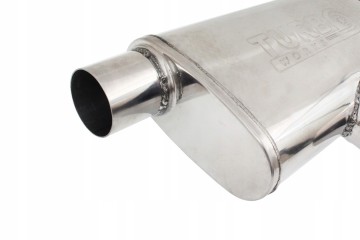 Silenciador Trasero Central 63,5mm (2.5 pulgadas) Turboworks 304SS 355