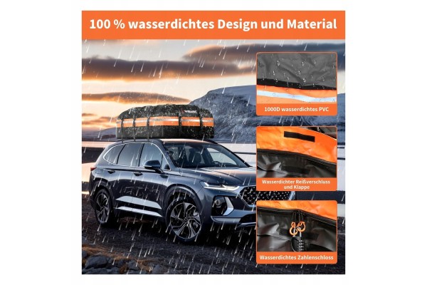 Roof Rack 595 Liters Folding Waterproof Storage Container Part manufacturer Acura OE