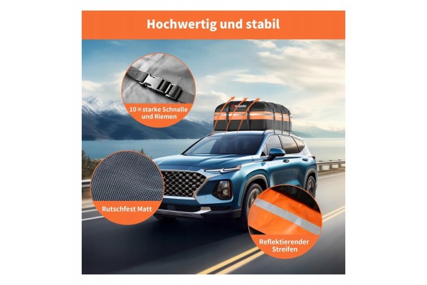 Roof Rack 595 Liters Folding Waterproof Storage Container Catalog number of the part B07H9XQTKV