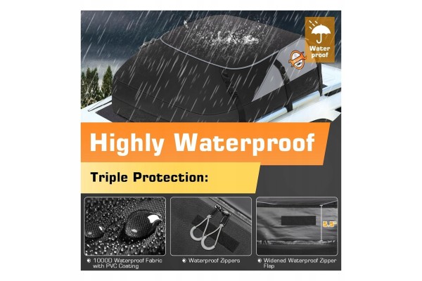 Roof rack 566 liters foldable waterproof 1000D Catalog number of the part B0CDXH73T4