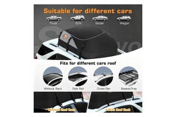 Baúl de Techo Plegable Impermeable 1000D - 566 Litros