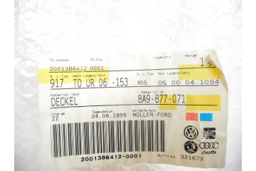 Cristal de techo solar negro Audi A80 90 8A9877071