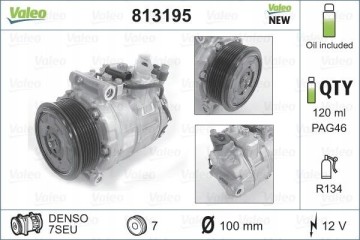 VALEO 813195 air conditioning compressor Catalog number of the part 813195