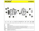 Air conditioning compressor RIDEX 447K0004 VCS14 for VW Golf Sportsvan AM1 AN1 EAN GTIN 4059191241897