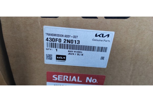 KIA SORENTO IV 2 2 Gearbox Automatic 430F0 2N013 Catalog number of the original 430F0 2N013