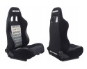 Sports chair RAPID Velour Bride Black and Grey