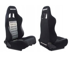 Sports chair RAPID Velour Bride Black and Grey
