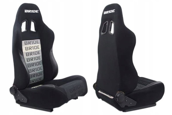 Sports chair RAPID Velour Bride Black and Grey