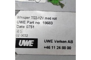 Calefactor estacionario Mercedes-Benz Sprinter W906 2008 (Webasto) 186