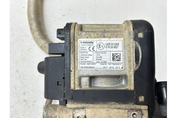 Calefactor estacionamiento Webasto 10R045627 para Peugeot 508 2012