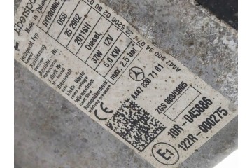 GENUINE Parking heater Webasto A4478307101 Quality of parts according to GVO O original with manufacturer s logo OE