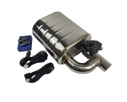 Active silencer with electric throttle OGC 76mm 3 inches